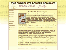 Tablet Screenshot of chocolatepowder.com